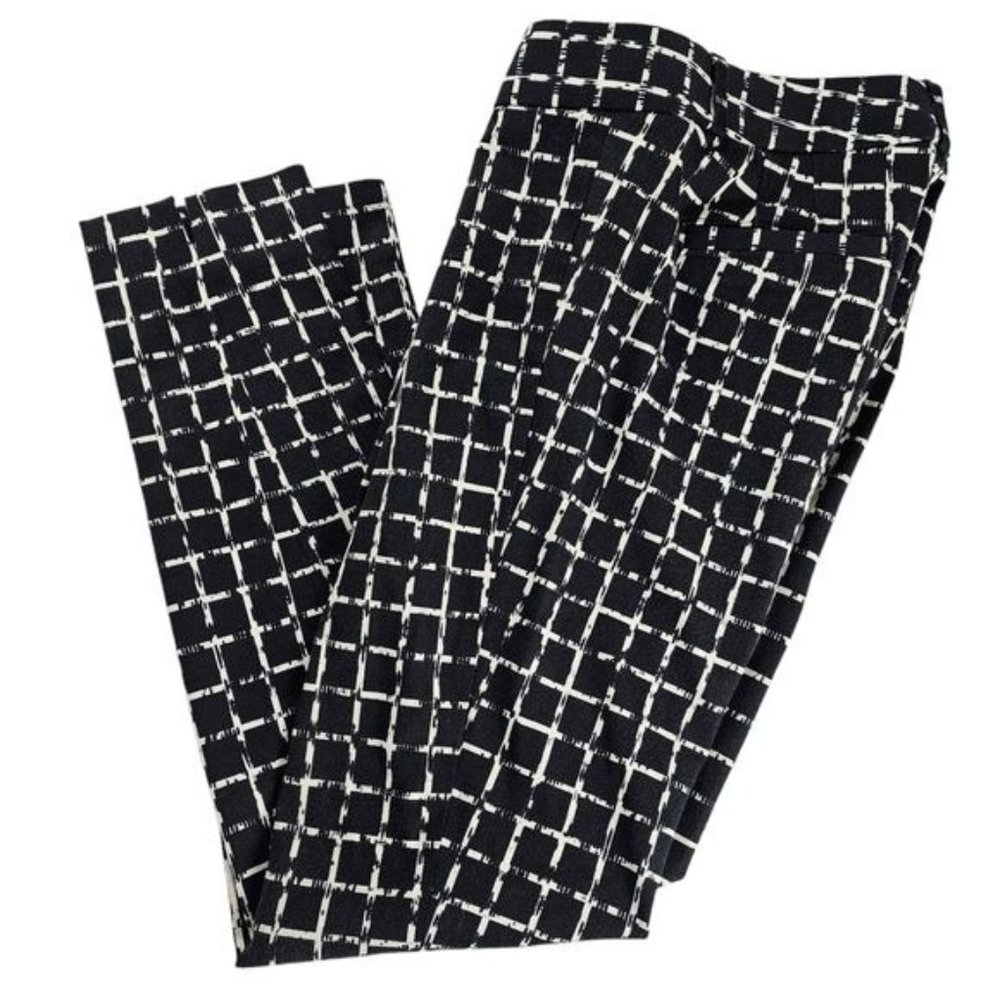 Banana Republic Factory Plaid Ankle Pants